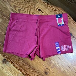 New GAP Women's Soft Pull On Drawstring Logo 4" Inseam